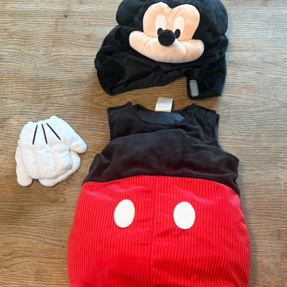 Disney Mickey Mouse Costume - Red, Black, White